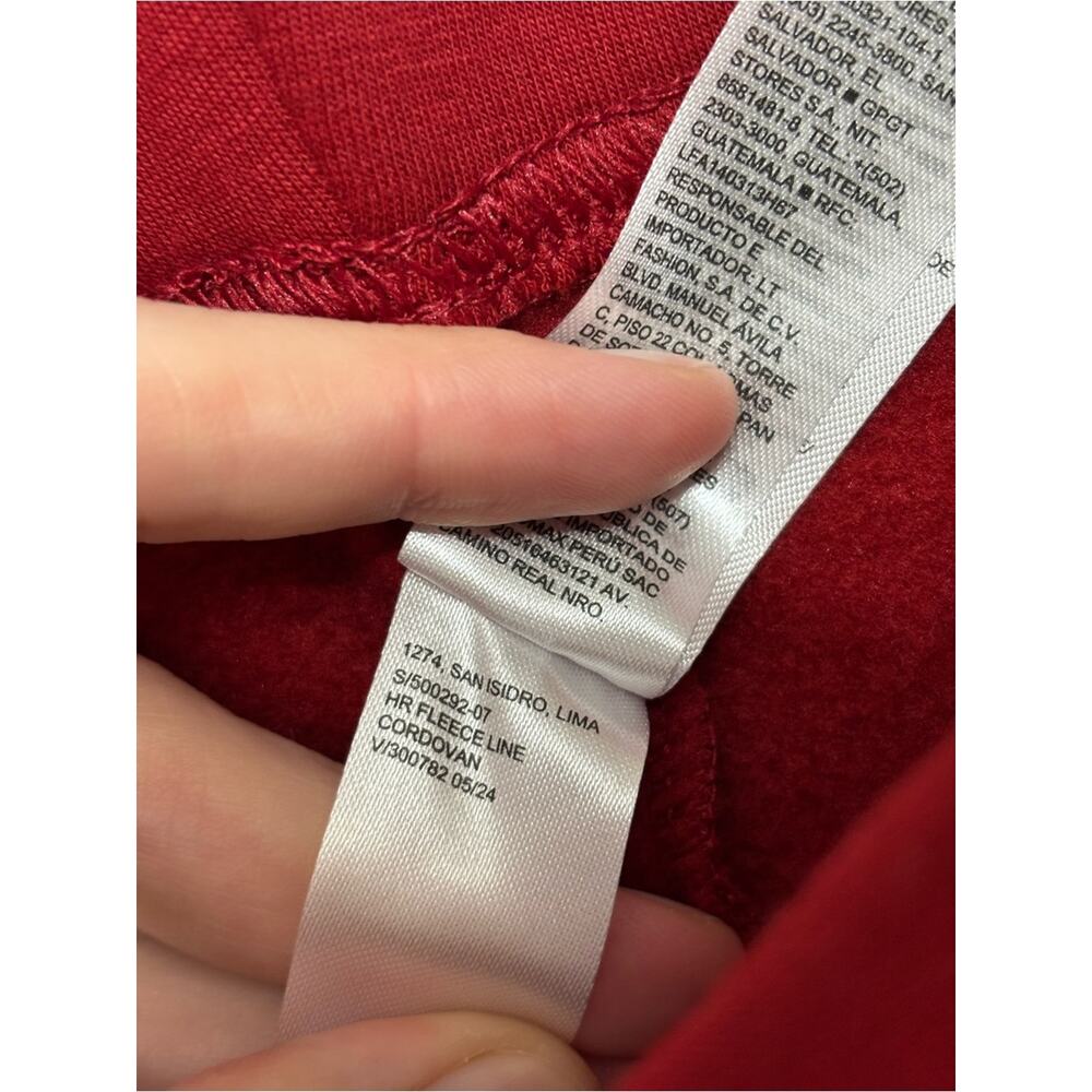 NEW Old Navy High-Waisted Fleece-Lined Fashion Layering Leggings in Red -Size XL - Picture 4 of 5